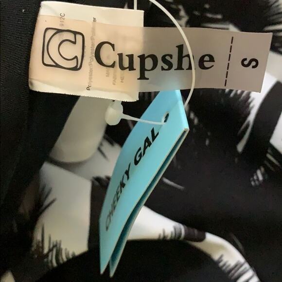 NWT CUPSHE BLACK & WHITE SWIMSUIT SIZE‎ S - Picture 6 of 6
